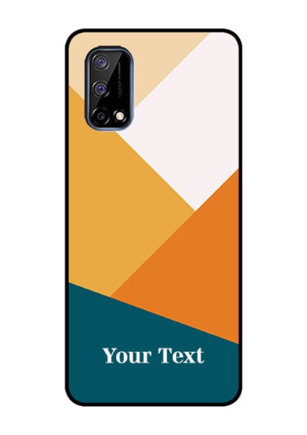 Narzo 30 Pro 5G Personalized Glass Phone Case - Stacked Multi-colour Design