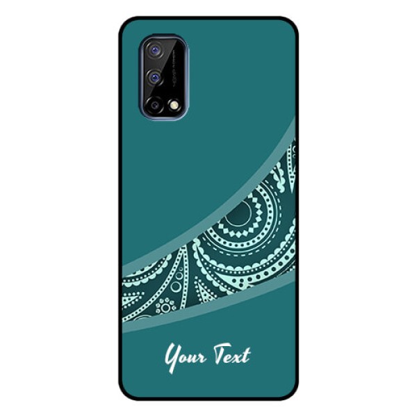 Narzo 30 Pro 5G Photo Printing on Glass Case - semi visible floral Design Narzo 30 Pro 5G Photo Printing on Glass Case - semi visible floral Design