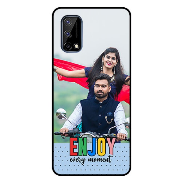 Narzo 30 Pro 5G Photo Printing on Glass Case - Enjoy Every Moment Design Narzo 30 Pro 5G Photo Printing on Glass Case - Enjoy Every Moment Design