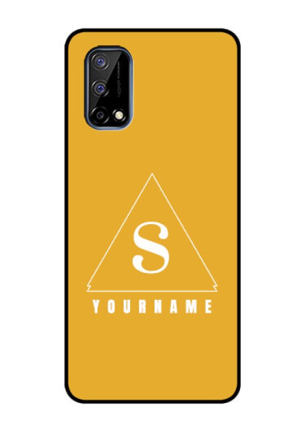 Narzo 30 Pro 5G Personalized Glass Phone Case - simple triangle Design