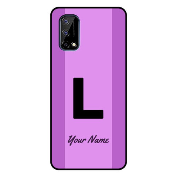 Narzo 30 Pro 5G Custom Glass Phone Case - Tricolor custom text Design Narzo 30 Pro 5G Custom Glass Phone Case - Tricolor custom text Design