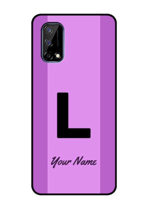 Narzo 30 Pro 5G Custom Glass Phone Case - Tricolor custom text Design