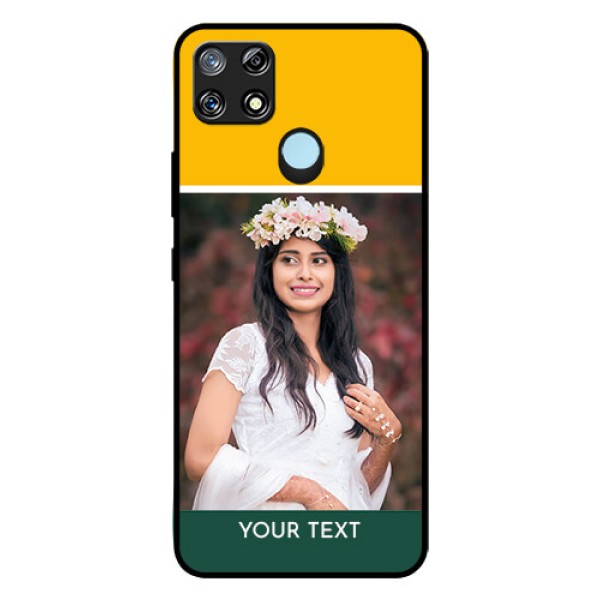 Narzo 30A Photo Printing on Glass Case  - Love You Design