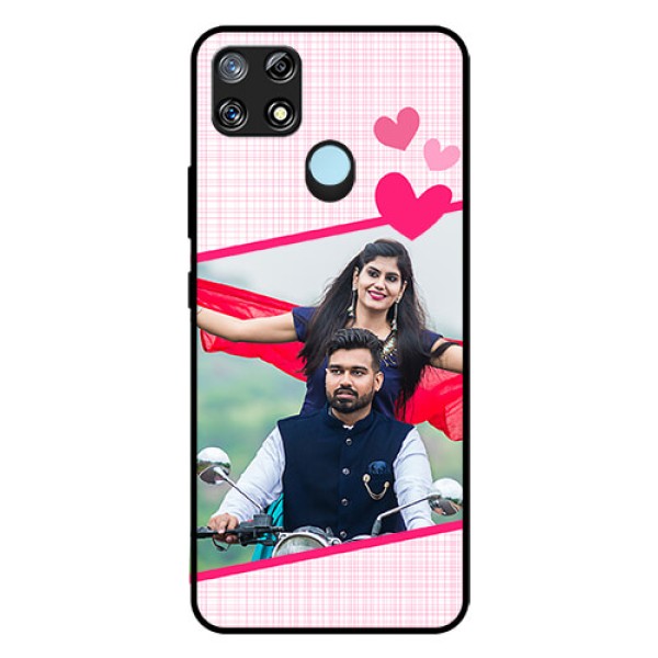 Narzo 30A Custom Glass Phone Case - Love Shape Heart Design Narzo 30A Custom Glass Phone Case - Love Shape Heart Design