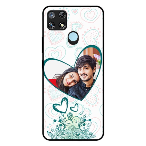 Narzo 30A Photo Printing on Glass Case  - Premium Couple Design