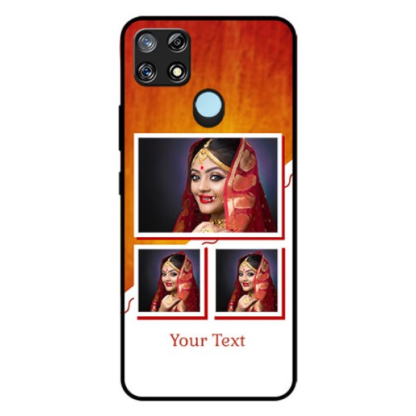 Narzo 30A Custom Glass Phone Case  - Wedding Memories Design  