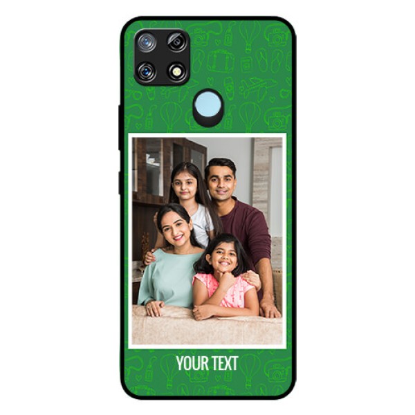Narzo 30A Personalized Glass Phone Case  - Picture Upload Design