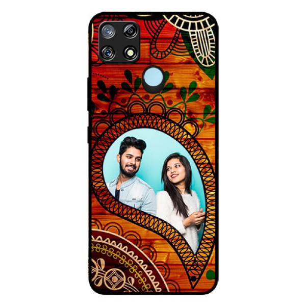 Narzo 30A Personalized Glass Phone Case  - Abstract Colorful Design
