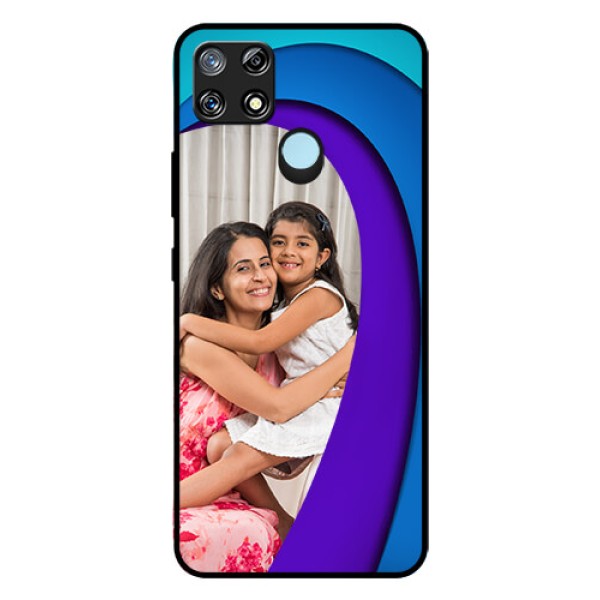 Narzo 30A Photo Printing on Glass Case  - Simple Pattern Design