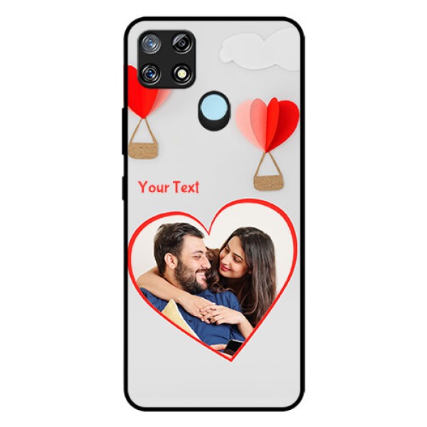 Narzo 30A Custom Glass Mobile Case - Parachute Love Design Narzo 30A Custom Glass Mobile Case - Parachute Love Design