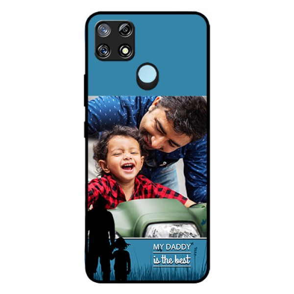 Narzo 30A Custom Glass Mobile Case  - Best dad design 