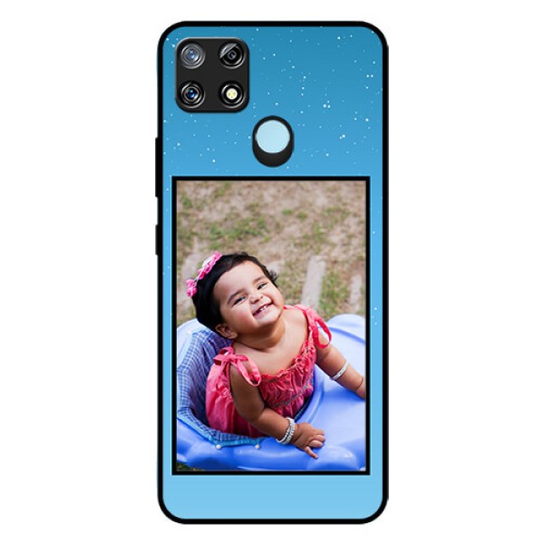 Narzo 30A Custom Glass Mobile Case - Wave Pattern Colorful Design Narzo 30A Custom Glass Mobile Case - Wave Pattern Colorful Design