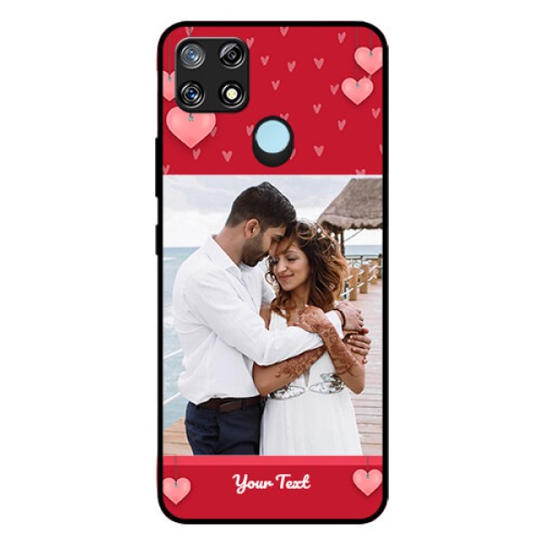 Narzo 30A Custom Glass Phone Case  - Valentines Day Design