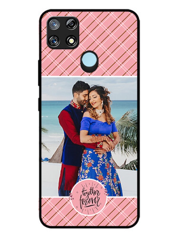 Custom Narzo 30A Personalized Glass Phone Case  - Together Forever Design