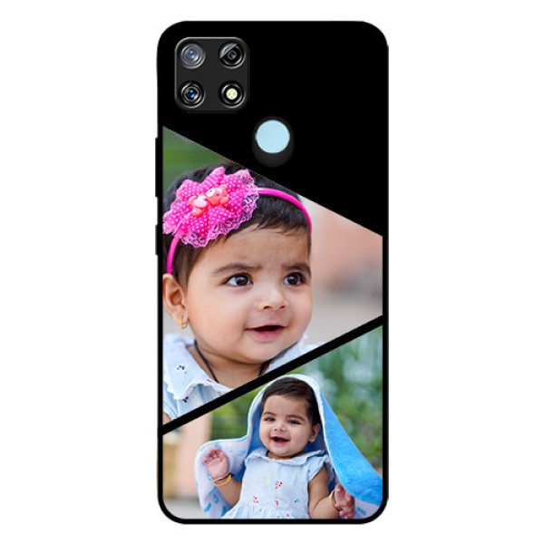 Narzo 30A Custom Glass Phone Case  - Semi Cut Design