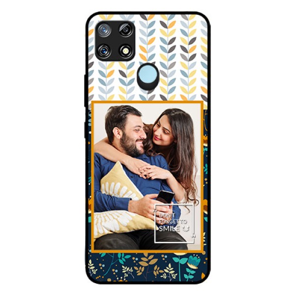 Narzo 30A Custom Glass Mobile Case  - Pattern Design
