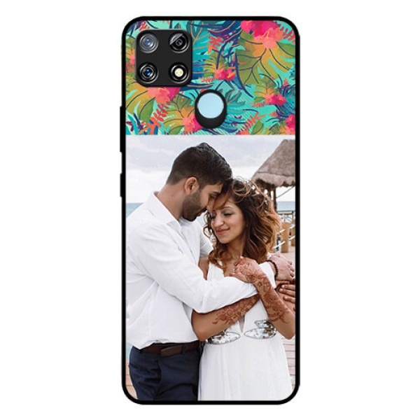 Narzo 30A Photo Printing on Glass Case - Watercolor Floral Design Narzo 30A Photo Printing on Glass Case - Watercolor Floral Design