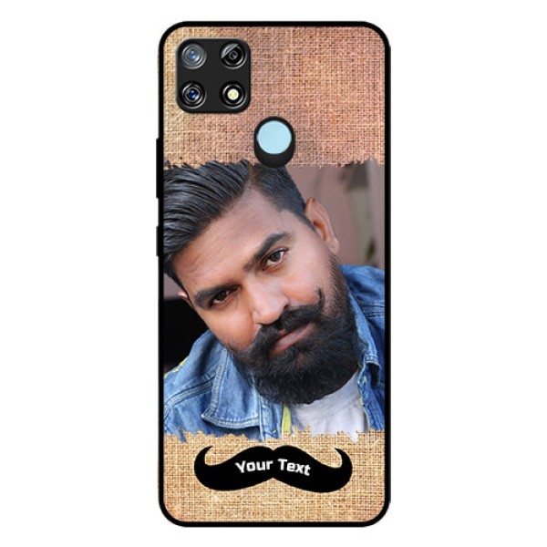 Narzo 30A Personalized Glass Phone Case  - with Texture Design