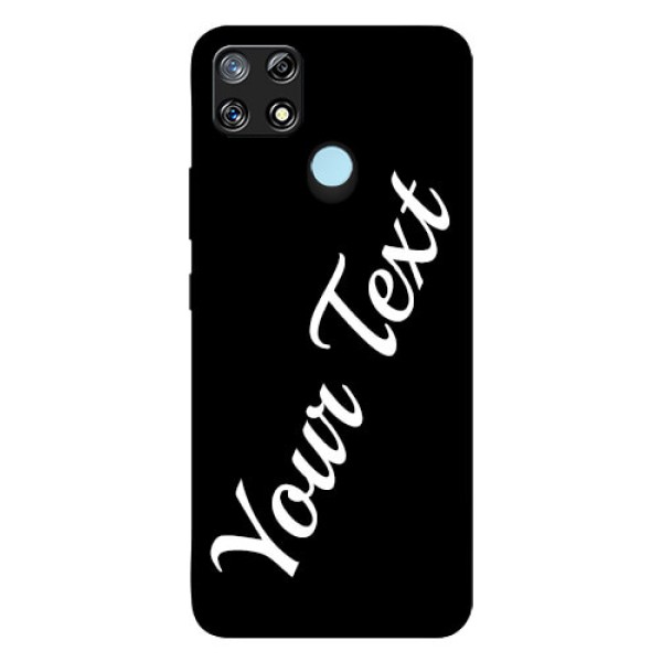 Narzo 30A Custom Glass Mobile Cover with Your Name Narzo 30A Custom Glass Mobile Cover with Your Name