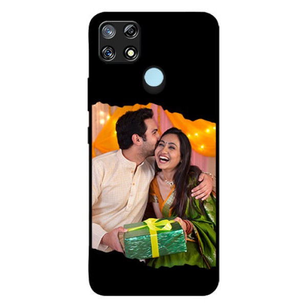 Narzo 30A Custom Glass Phone Case - Tear-off Design