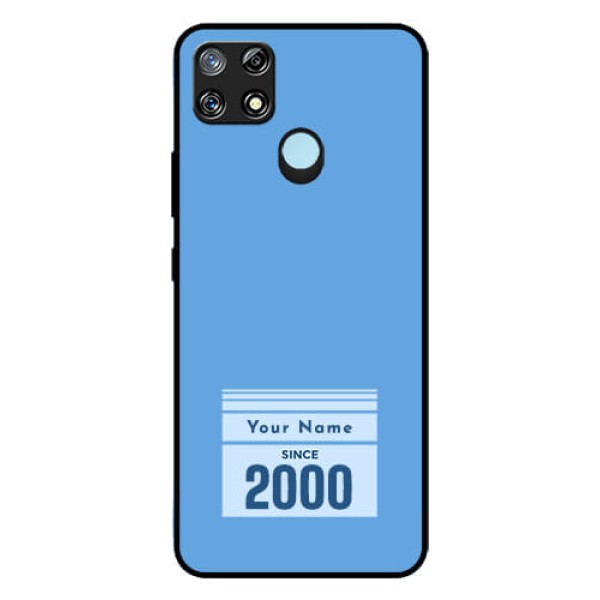 Narzo 30A Custom Glass Mobile Case - Custom Year of birth Design Narzo 30A Custom Glass Mobile Case - Custom Year of birth Design