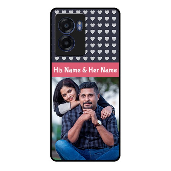 Realme Narzo 50 5G Custom Glass Mobile Case - Love Symbols Design