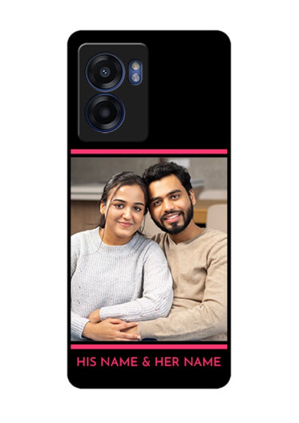 Realme Narzo 50 5G Custom Glass Mobile Case - with Add Text Design