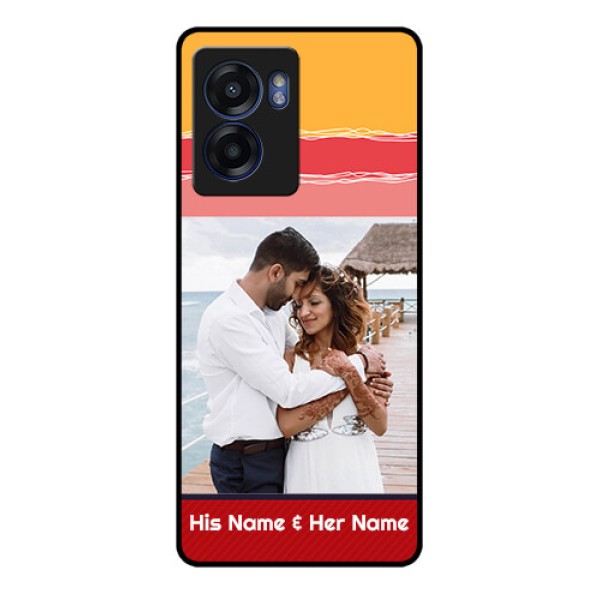 Realme Narzo 50 5G Custom Glass Mobile Case - Colorful Case Design