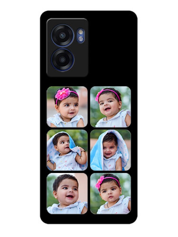 Custom Realme Narzo 50 5G Photo Printing on Glass Case - Multiple Pictures Design