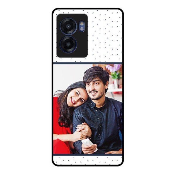 Realme Narzo 50 5G Personalized Glass Phone Case - Premium Dot Design