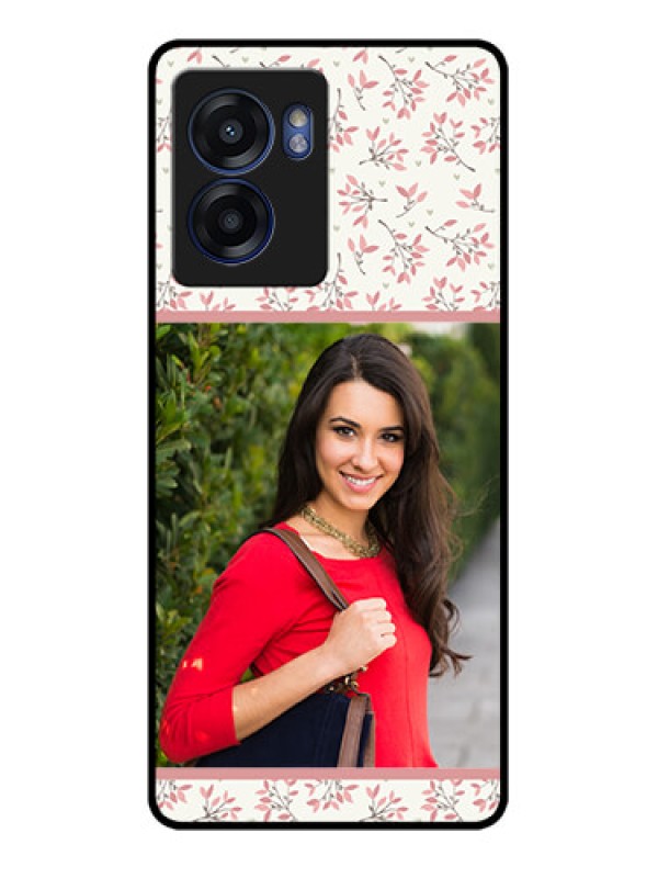 Custom Realme Narzo 50 5G Custom Glass Phone Case - Premium Floral Design