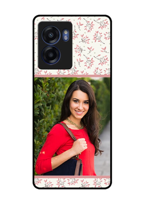 Realme Narzo 50 5G Custom Glass Phone Case - Premium Floral Design