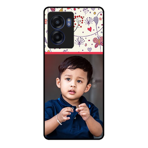 Realme Narzo 50 5G Custom Glass Mobile Case - Premium Floral Design