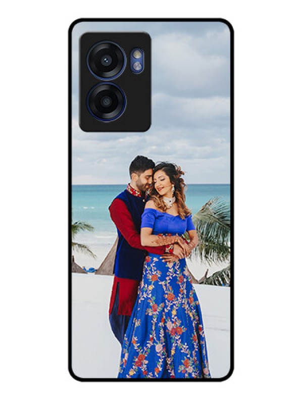Custom Realme Narzo 50 5G Photo Printing on Glass Case - Upload Full Picture Design