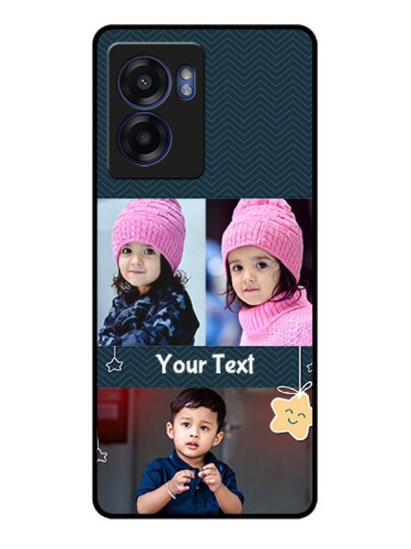 Custom Realme Narzo 50 5G Custom Glass Mobile Case - Hanging Stars Design