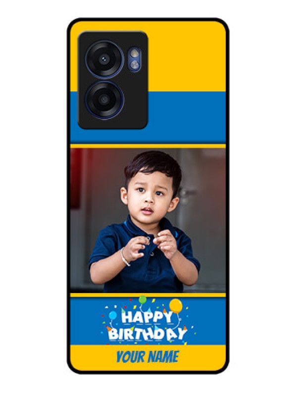 Custom Realme Narzo 50 5G Custom Glass Mobile Case - Birthday Wishes Design