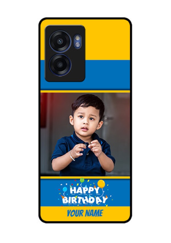 Realme Narzo 50 5G Custom Glass Mobile Case - Birthday Wishes Design