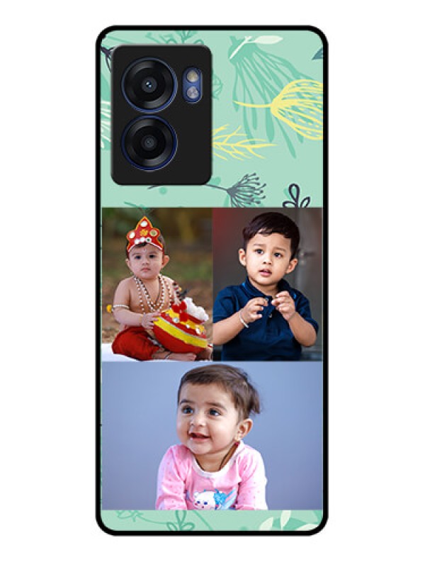 Custom Realme Narzo 50 5G Photo Printing on Glass Case - Forever Family Design