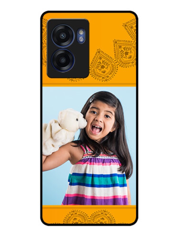 Custom Realme Narzo 50 5G Personalized Glass Phone Case - Photo Wedding Design