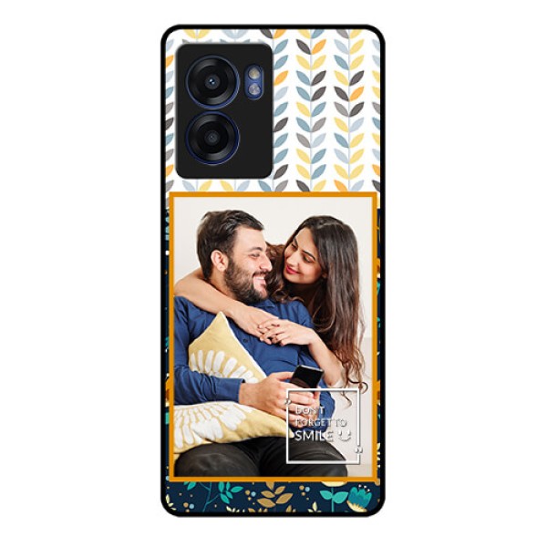 Realme Narzo 50 5G Custom Glass Mobile Case - Pattern Design