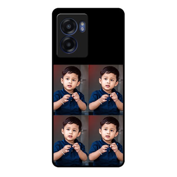 Realme Narzo 50 5G 4 Image Holder on Glass Mobile Cover