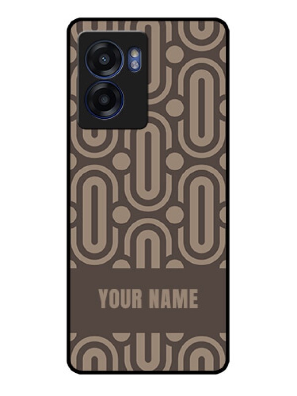 Custom Narzo 50 5G Custom Glass Phone Case - Captivating Zero Pattern Design