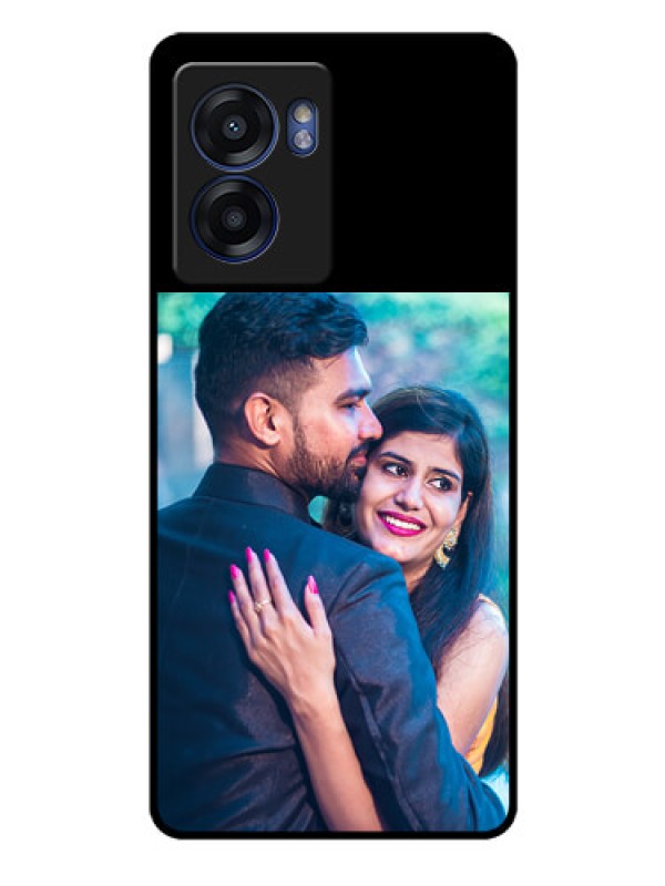 Custom Narzo 50 5G Custom Glass Phone Case - Upload Full Picture With Custom Color Design