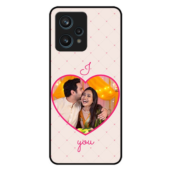 Narzo 50 Pro 5G Custom Glass Mobile Case - Heart Shape Design