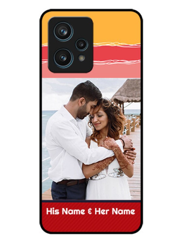 Custom Narzo 50 Pro 5G Custom Glass Mobile Case - Colorful Case Design