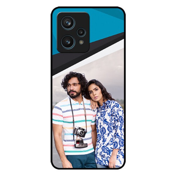 Narzo 50 Pro 5G Photo Printing on Glass Case - Simple Pattern Photo Upload Design
