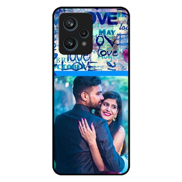 Narzo 50 Pro 5G Custom Glass Mobile Case - Colorful Love Design