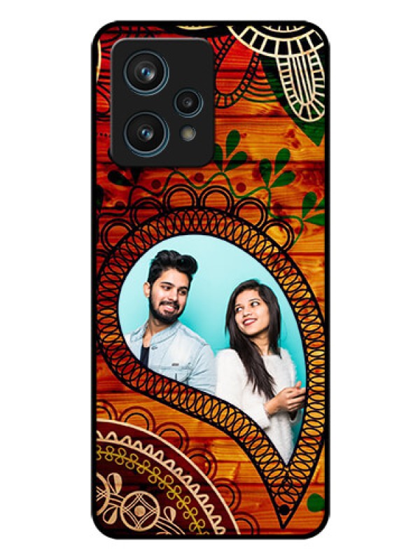 Custom Narzo 50 Pro 5G Personalized Glass Phone Case - Abstract Colorful Design