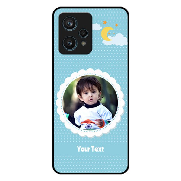 Narzo 50 Pro 5G Personalised Glass Phone Case - Violet Pattern Design Narzo 50 Pro 5G Personalised Glass Phone Case - Violet Pattern Design