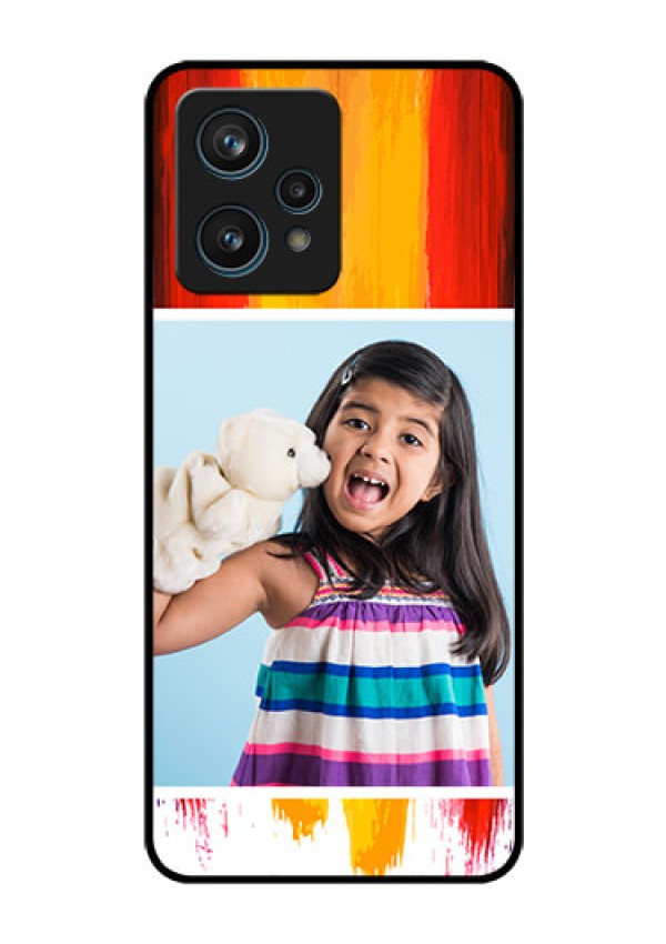 Narzo 50 Pro 5G Personalized Glass Phone Case - Multi Color Design
